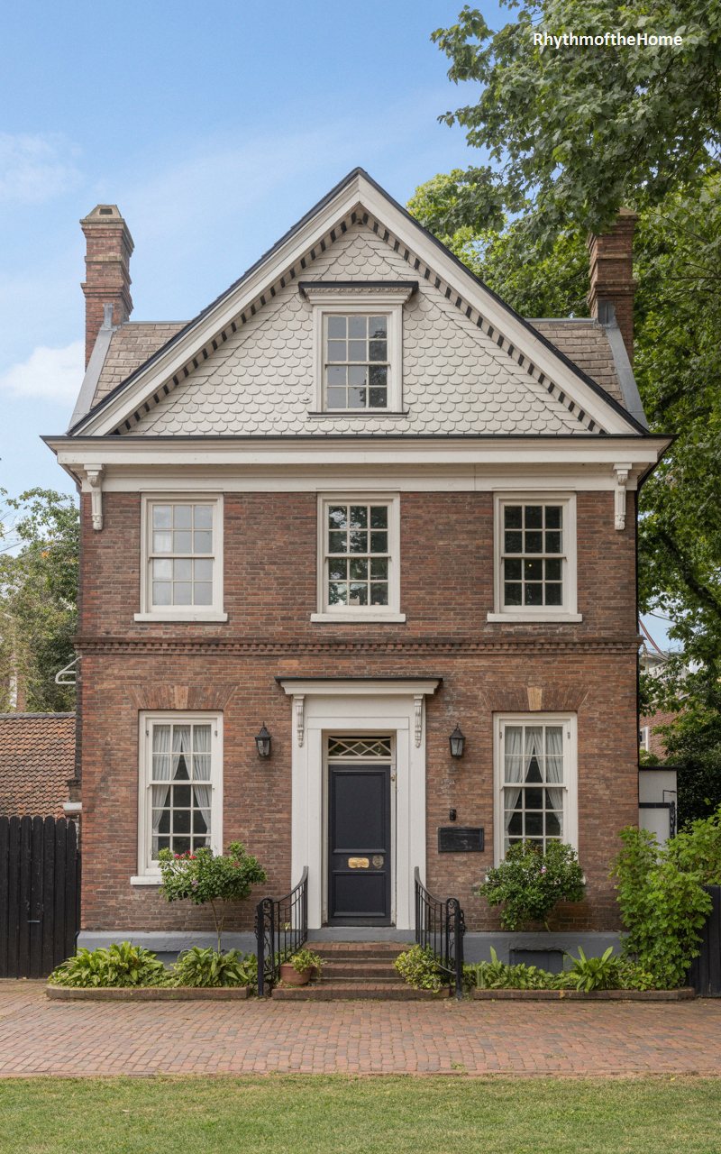 The Townhouse Dutch Colonial Home
