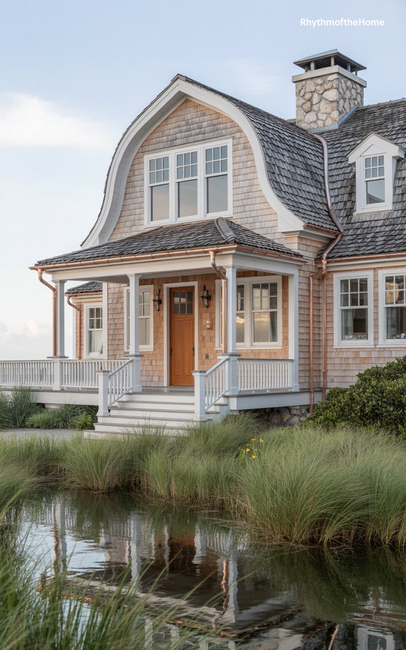 The Pondside Luxury Dutch Colonial Home