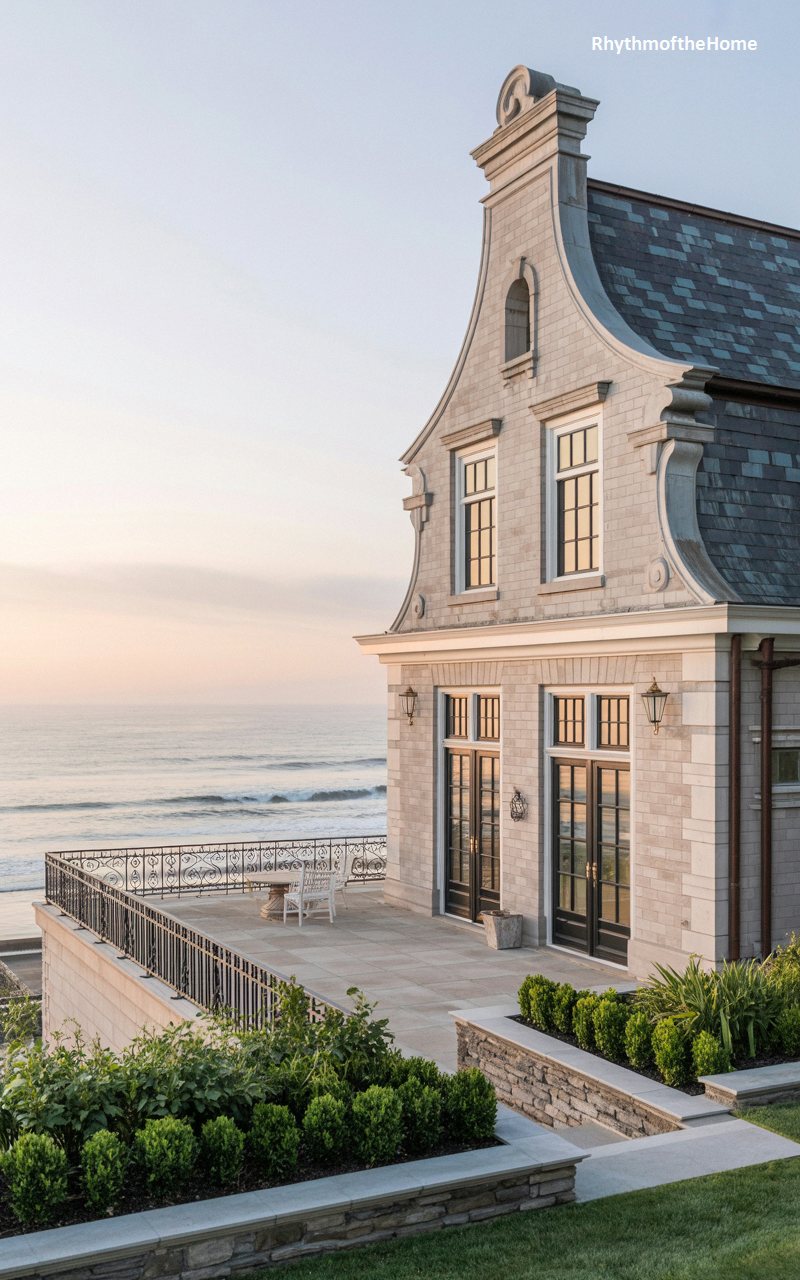 The Seaside Terrace Dutch Colonial Home