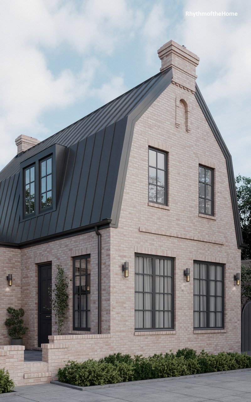 An Urban Brick Dutch Colonial Home