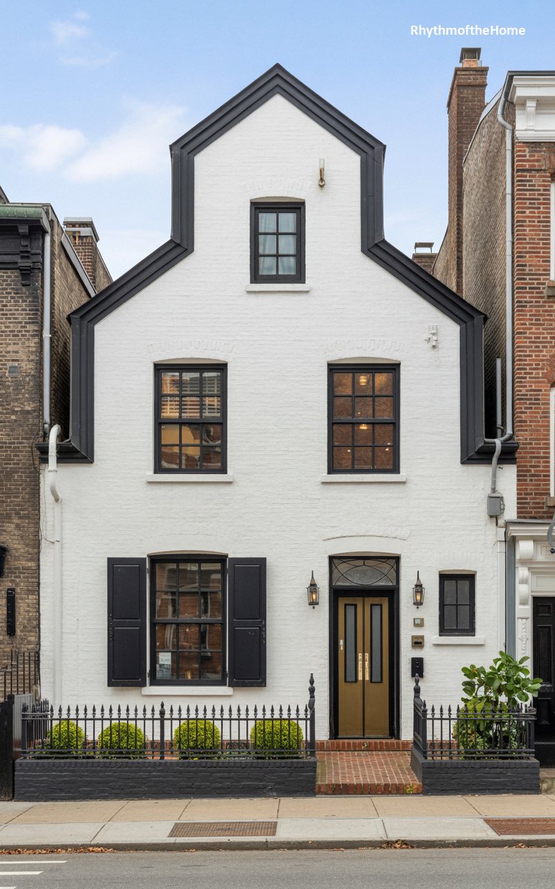 The Parapet Gable Dutch Colonial Home