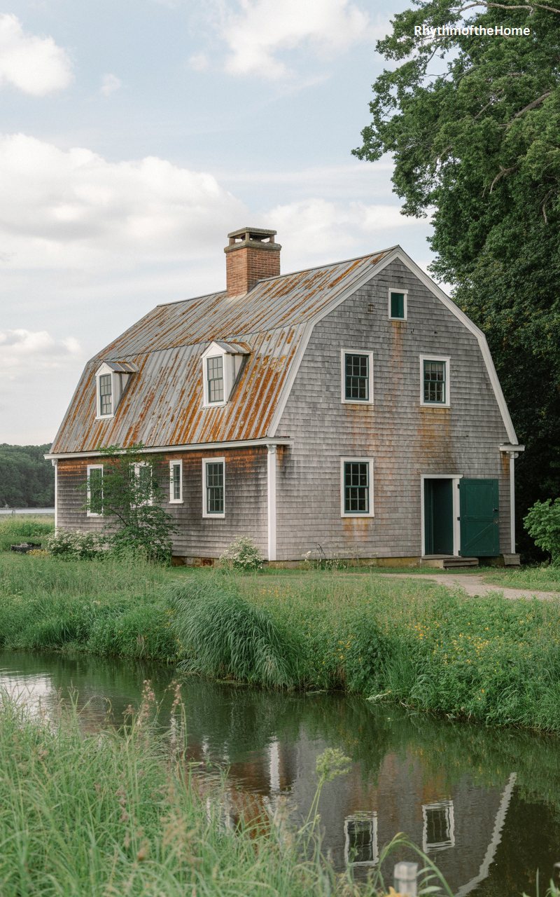 A Rustic Weathered Dutch Colonial Home