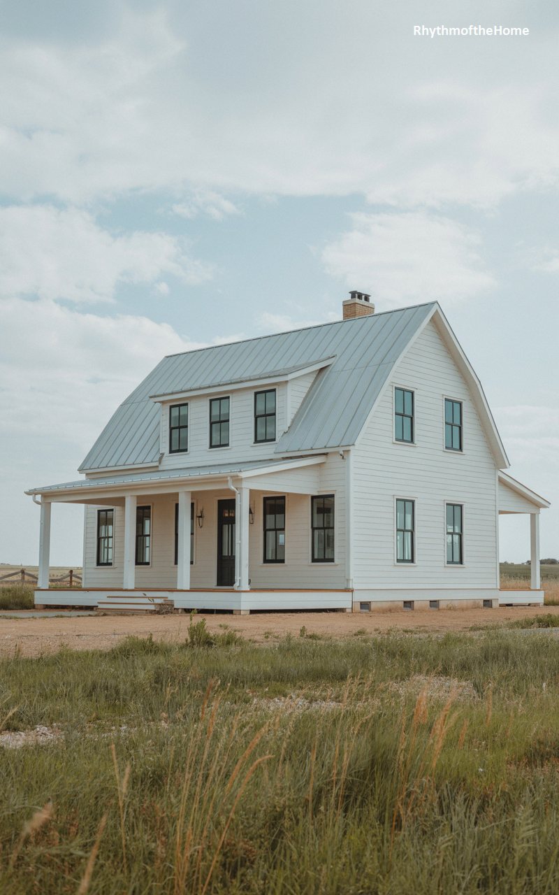 The White Farmhouse Dutch Colonial Home