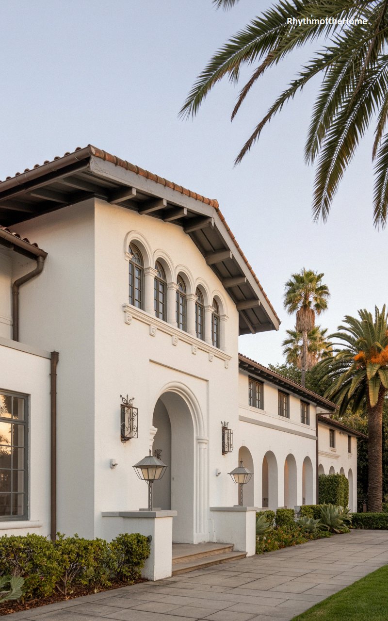 Tropical Arcaded Retreat Spanish Colonial Home