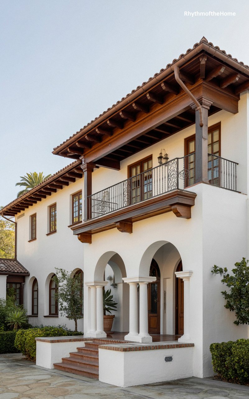 Grand Monterey Balcony Spanish Colonial Home