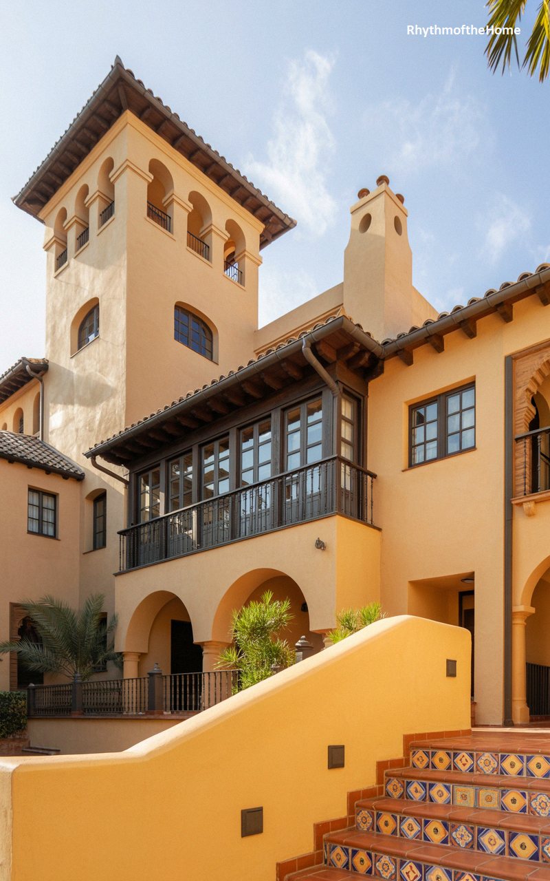 Golden Tower Spanish Colonial Home