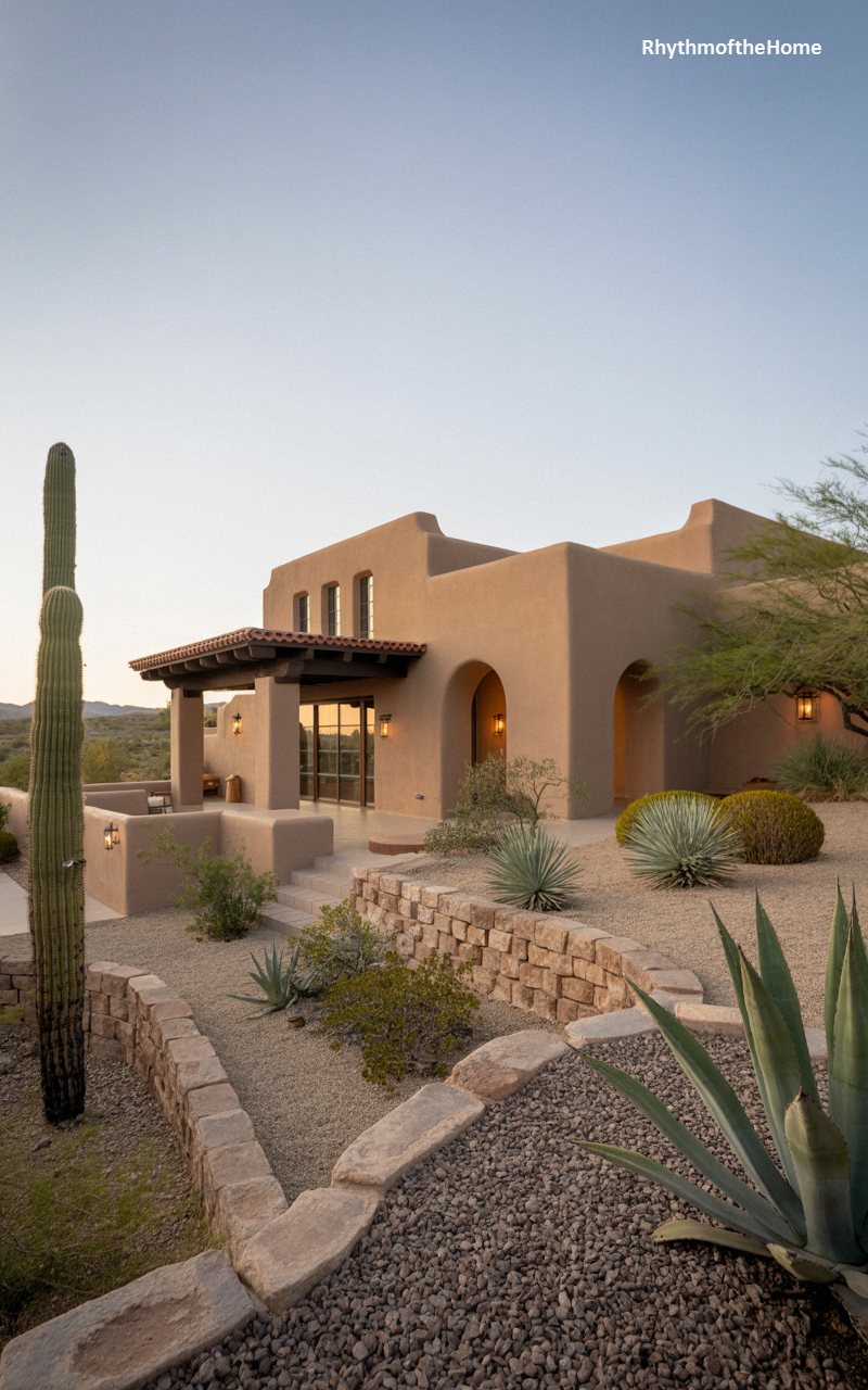 Desert Oasis Integration in a Southwestern Spanish Colonial Home