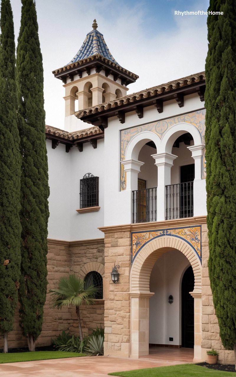 Moorish Tower Estate Spanish Colonial Home