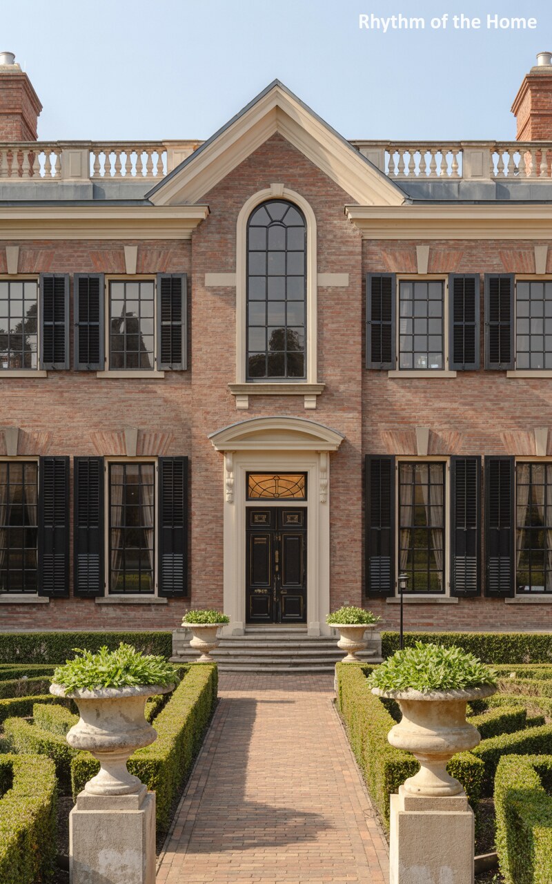 The Grand Arched Window Federal Home