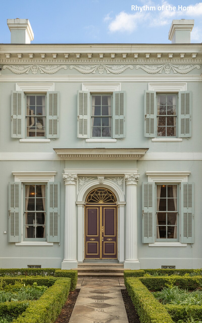 Refined Details of a Historic Federal Home