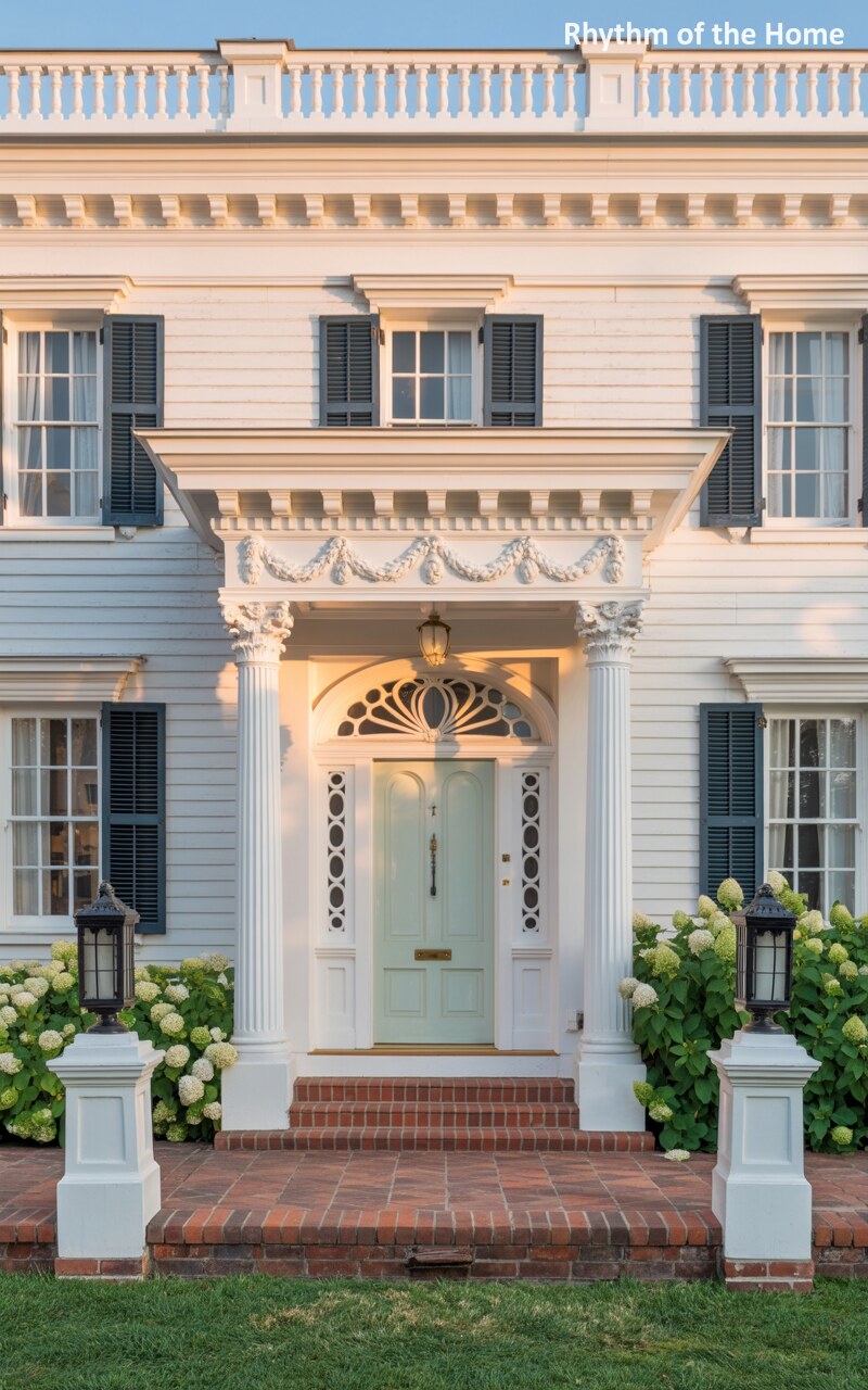 Coastal Charm Meets Traditional Federal Home