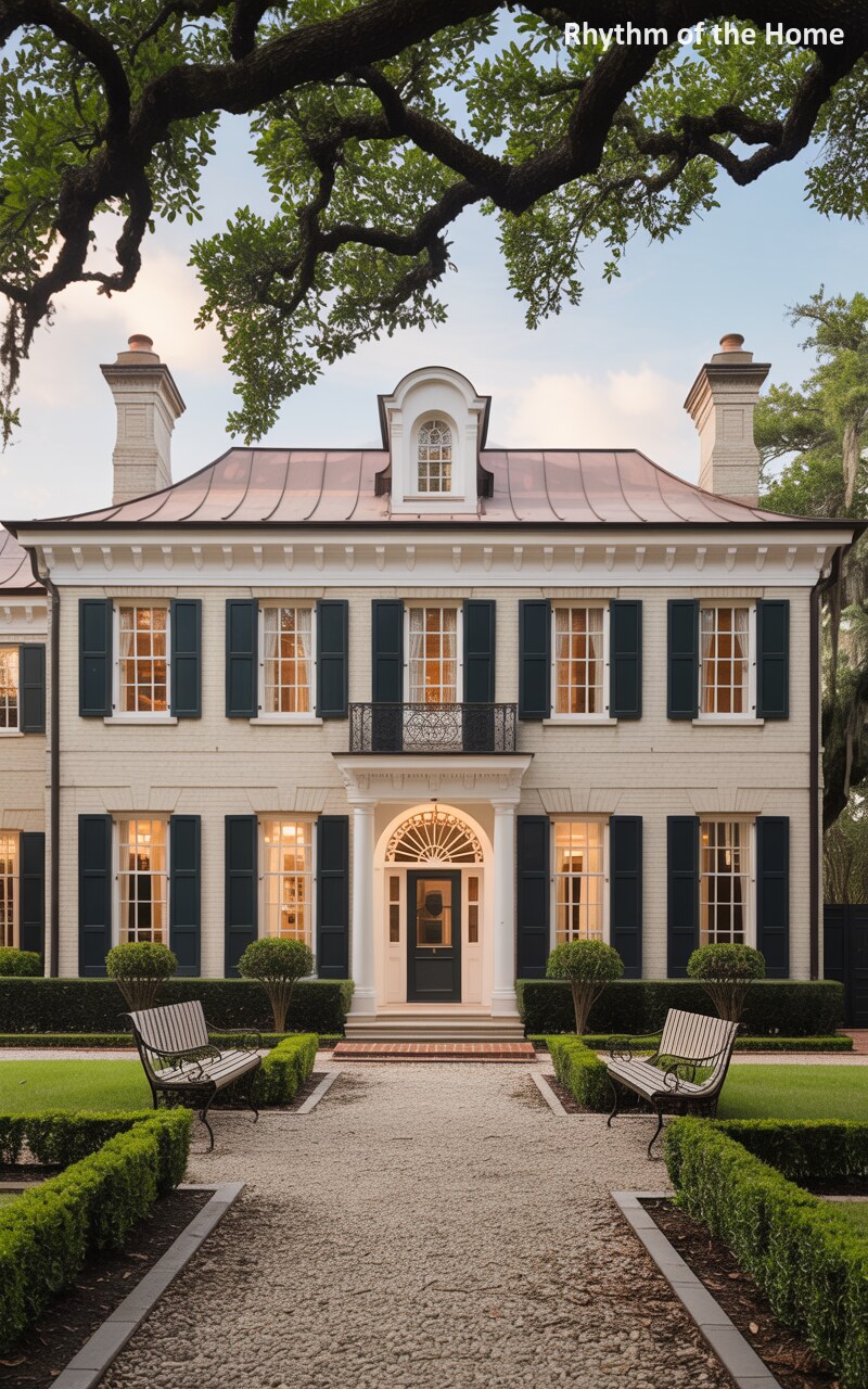 A Lowcountry Federal Home Framed by Nature