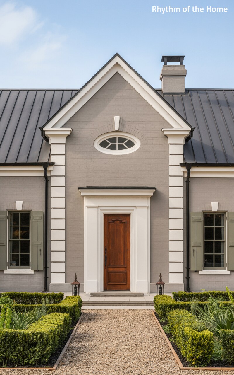 Subtle Tones and Textures of a Country Federal Home