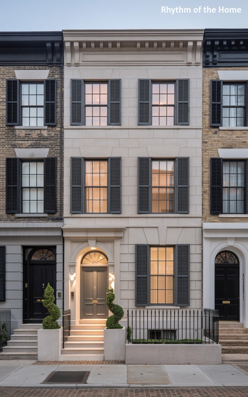 Modern Warmth Illuminating a Stately Federal Home
