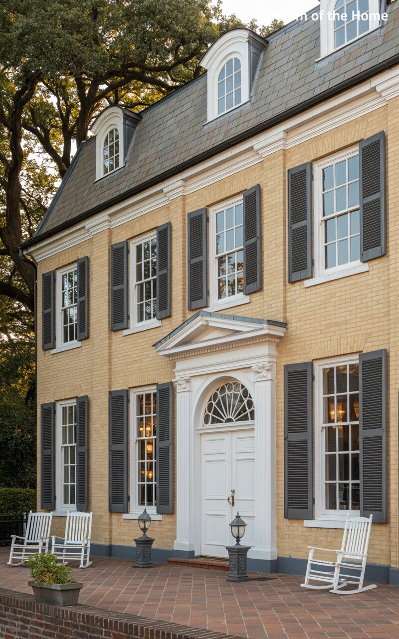 Southern Charm at the Yellow Brick Federal Home