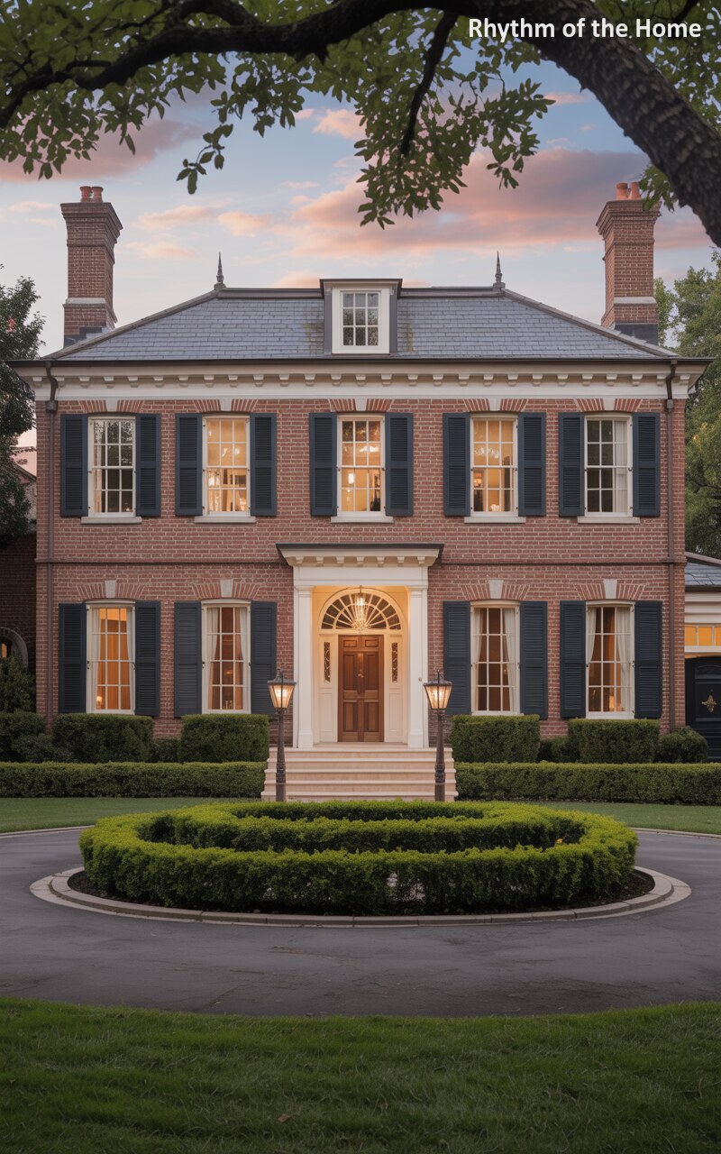 Crimson Sunset Federal Home