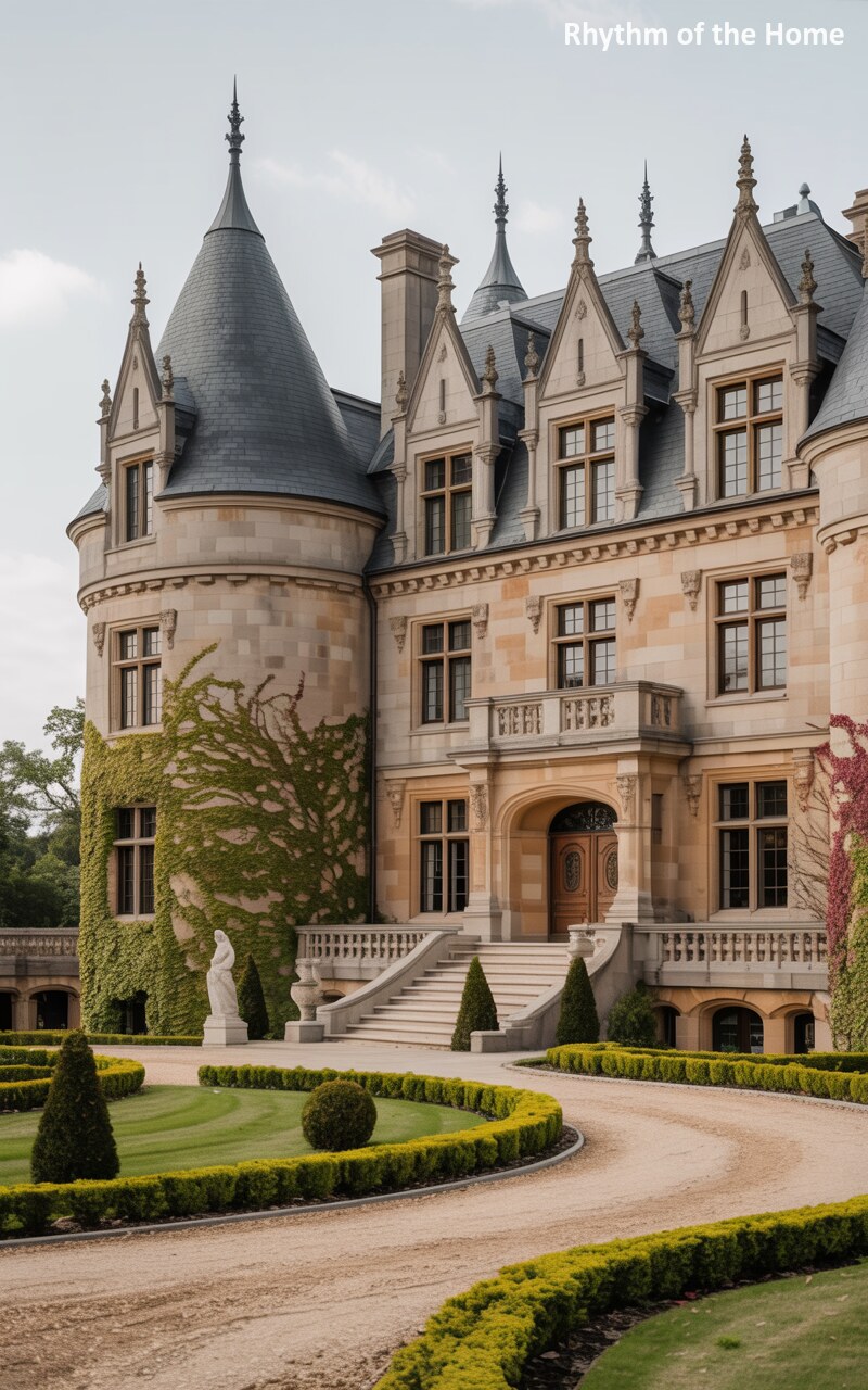 Grand Ivy-Clad Chateausque Home