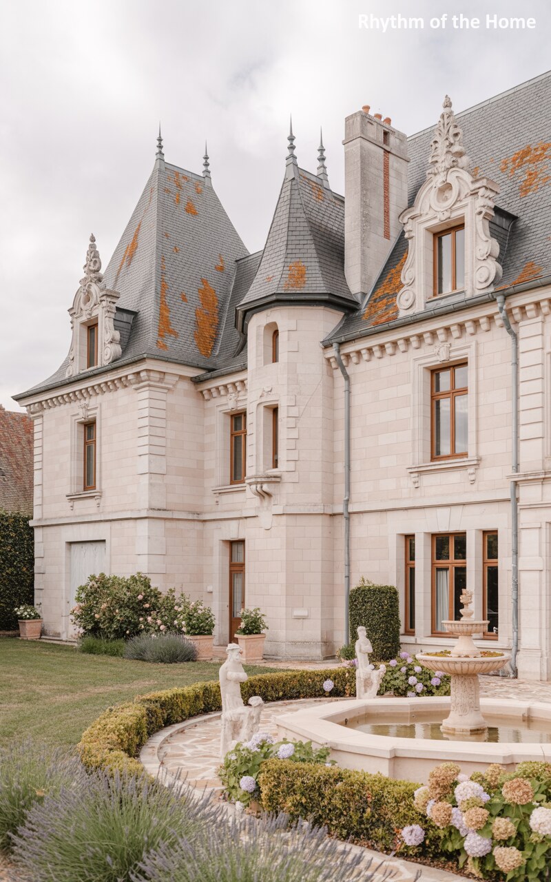 Weathered Elegance Chateausque Home