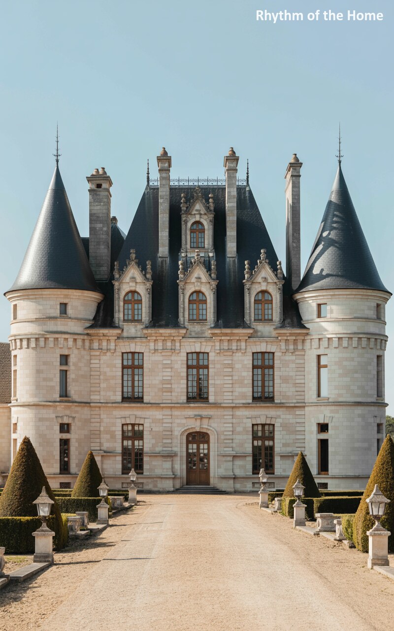 Grand Symmetrical Chateausque Home