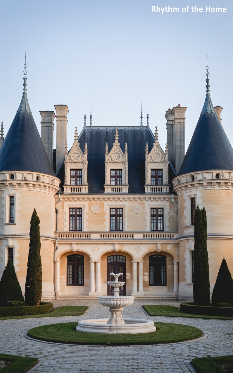 Imposing Twin-Tower Chateausque Home