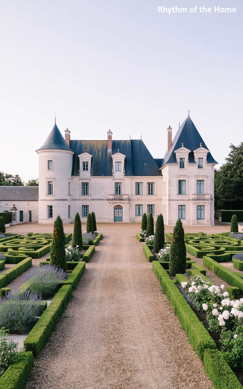 Pastel Accented Chateausque Home