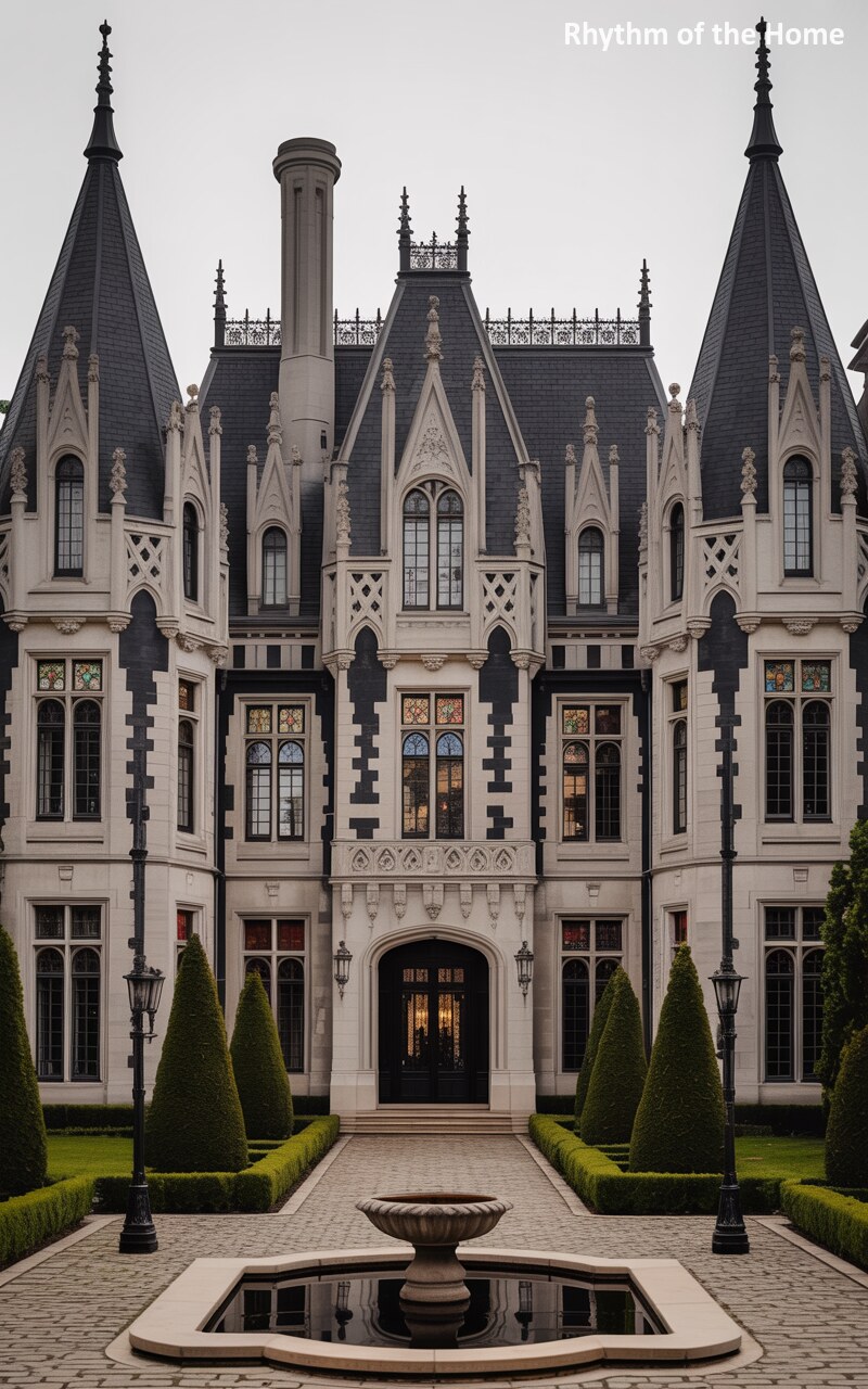 Gothic-Accented Chateausque Home