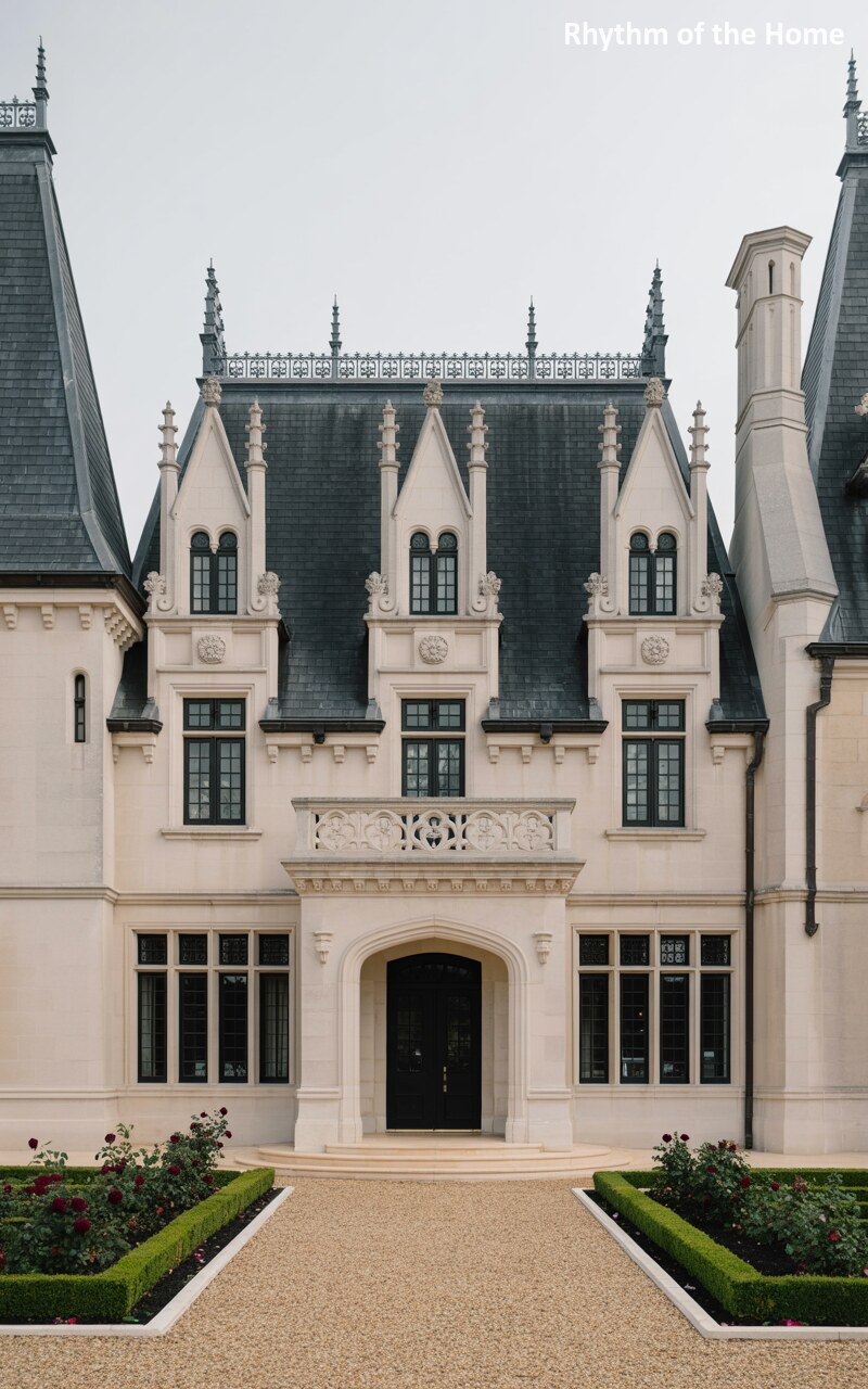 Symmetrical Majesty of a Chateausque Home
