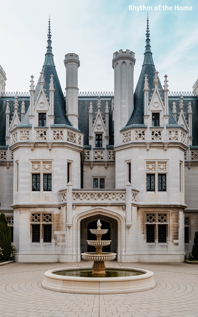Ivory Gothic Splendor of a Chateausque Home