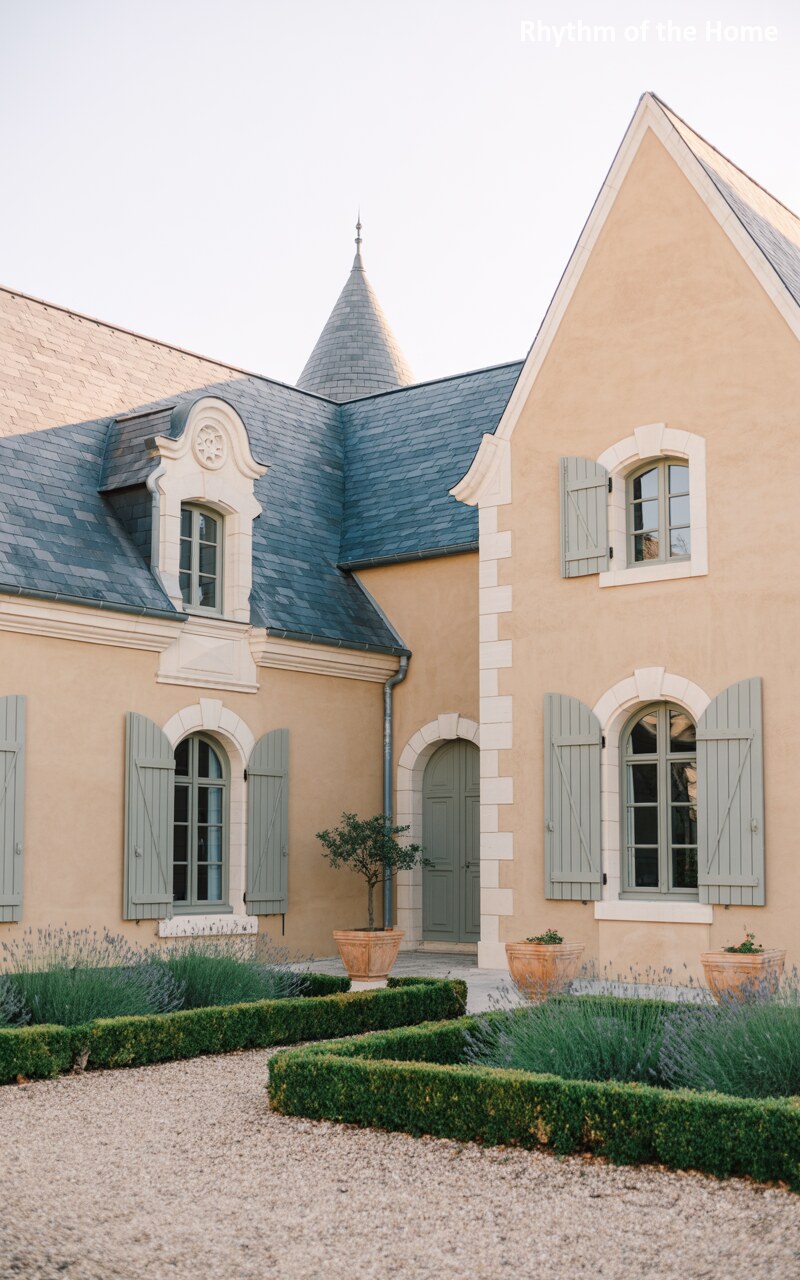 Pastel Charm of a Country Chateausque Home