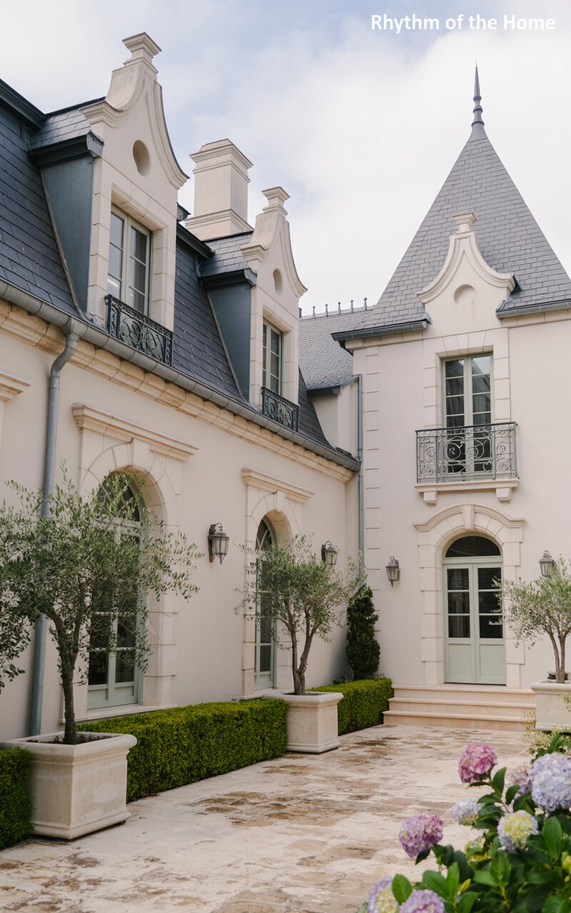 Elegant Courtyard of a Chateausque Home