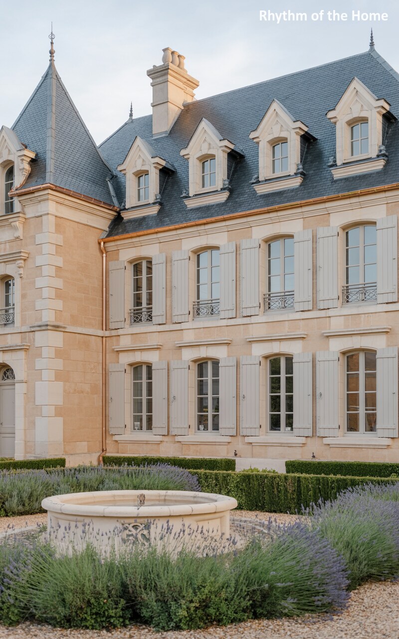 Copper Accented French Chateausque Home