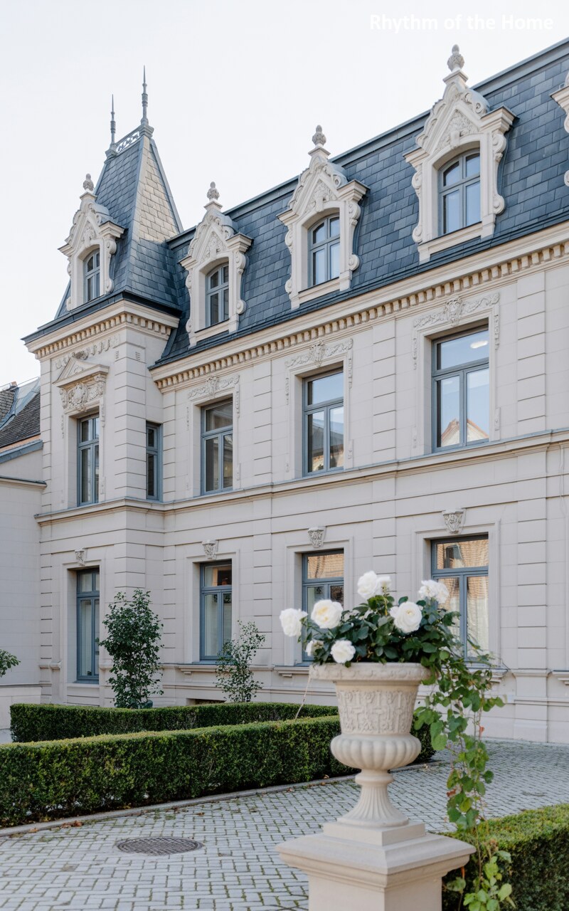 Monochromatic Elegance in a Chateausque Home