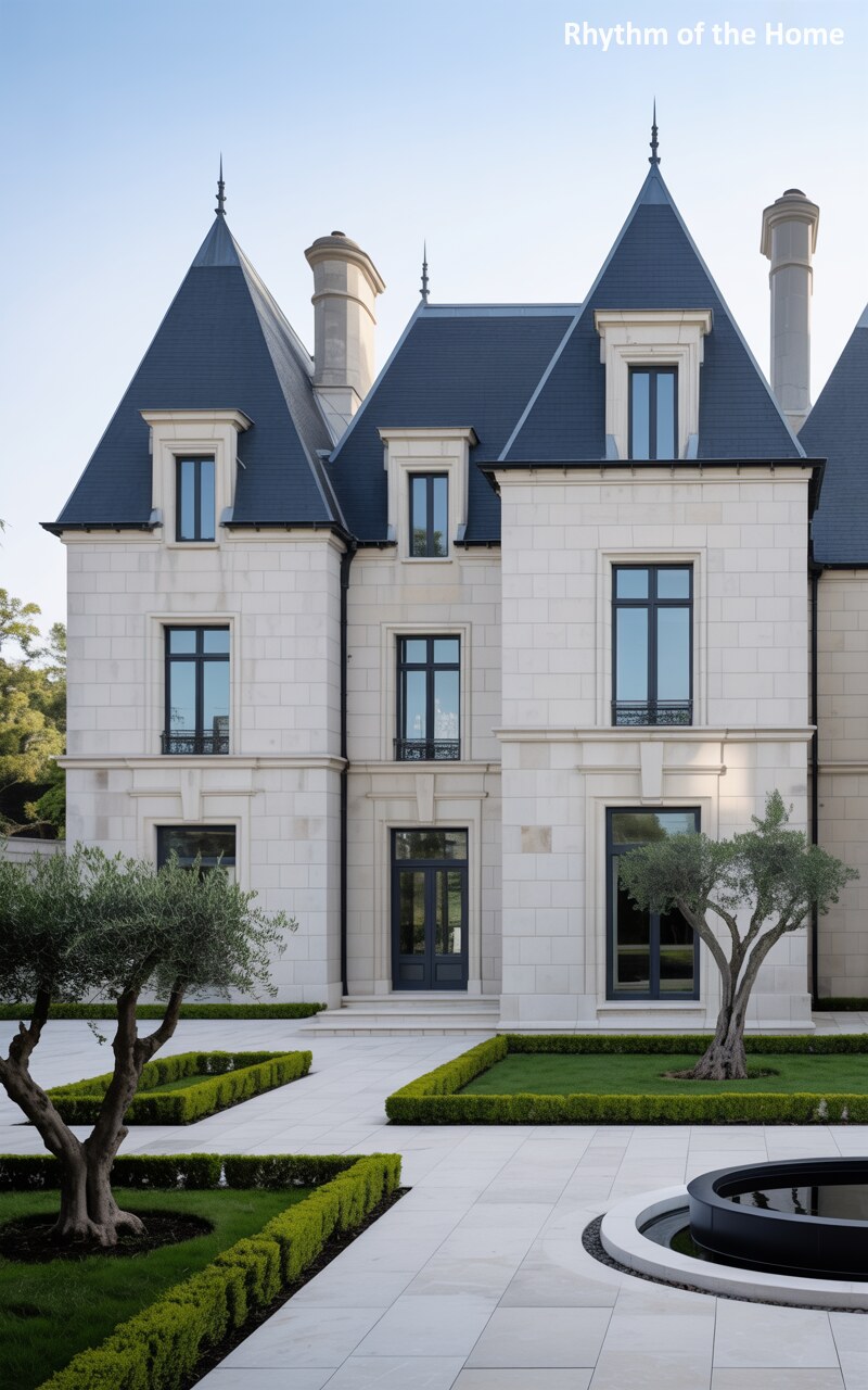 Majestic Pavilions of a Chateausque Home