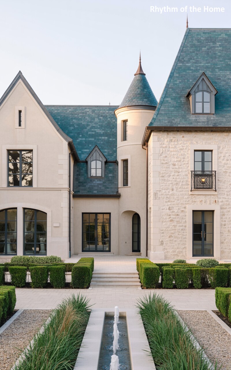 Slate and Stone Mastery in a Chateausque Home