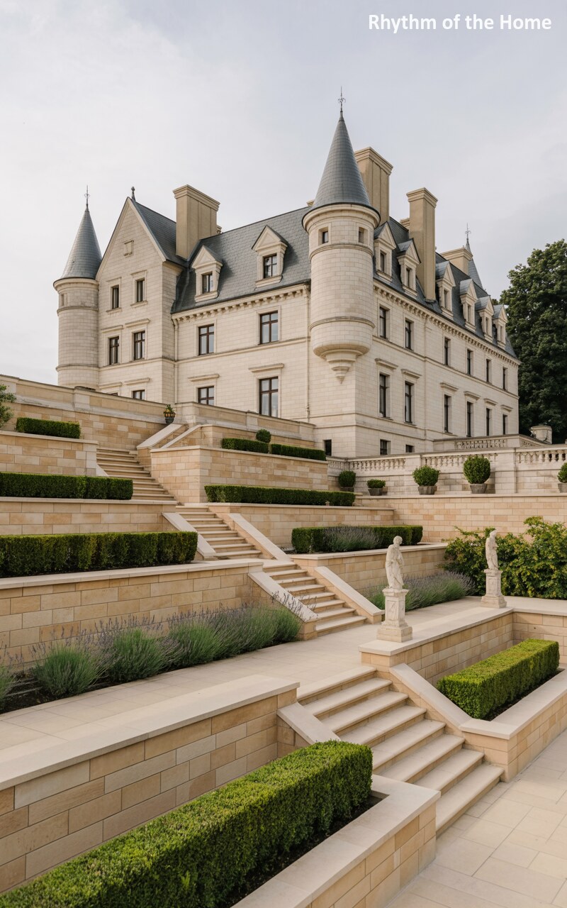 Terraced Grandeur of a Chateausque Home