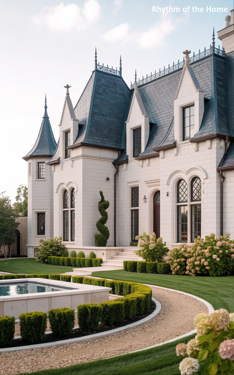 Gothic Nuances in a Majestic Chateausque Home