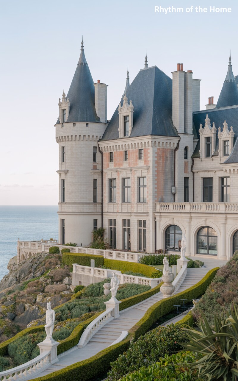 A Processional Descent from a Chateausque Home