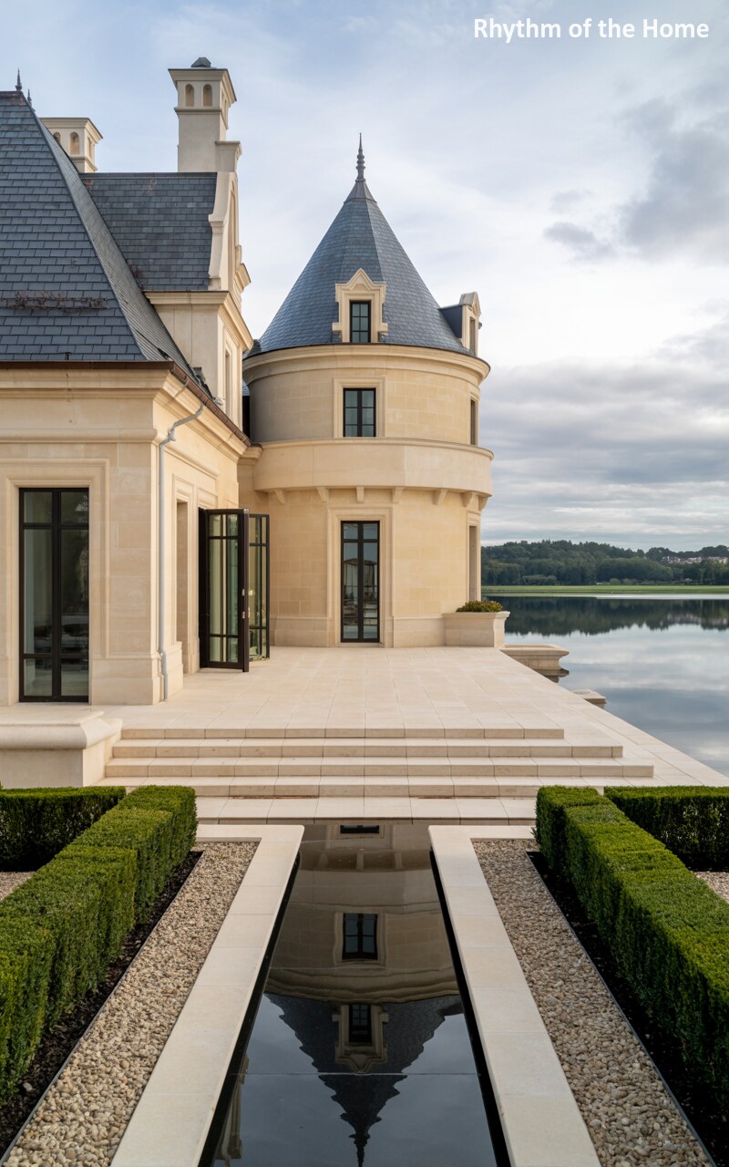 Lakeside Tranquility at a Chateausque Home