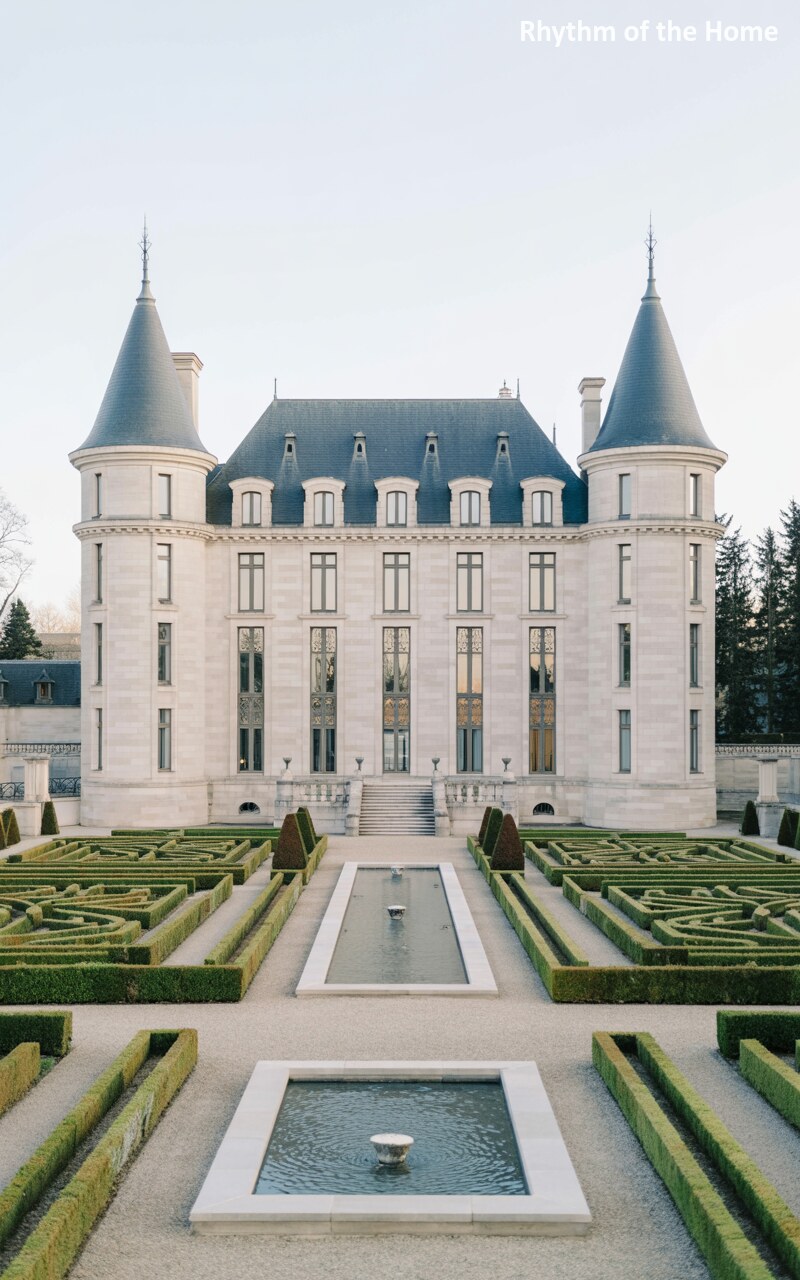 Symmetrical Perfection in a Grand Chateausque Home