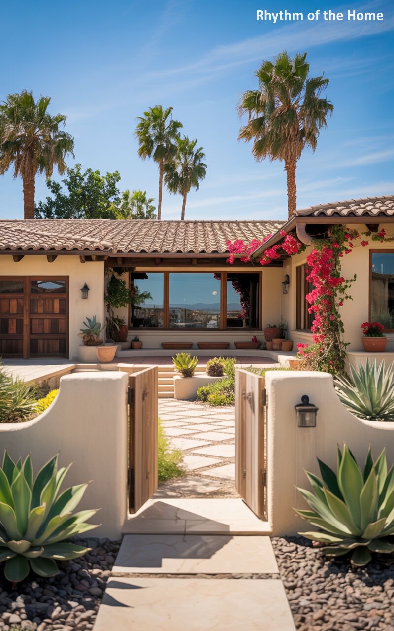 Enclosed Courtyard Ranch Home