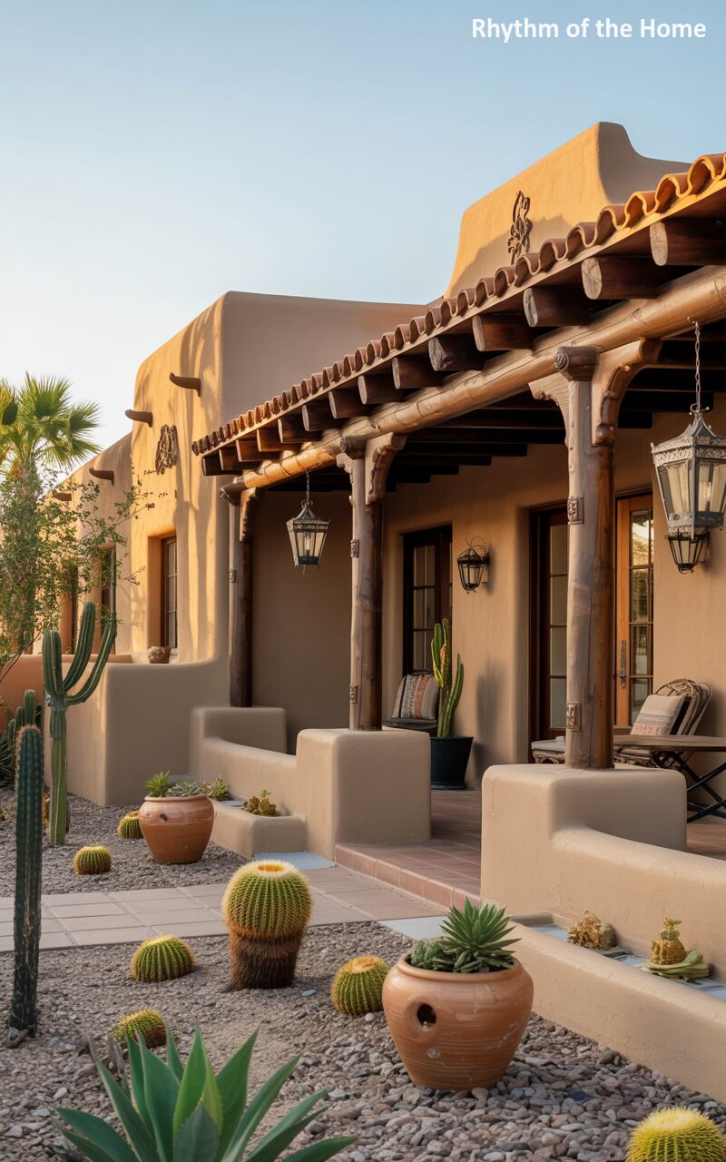Southwestern Pueblo Ranch Home