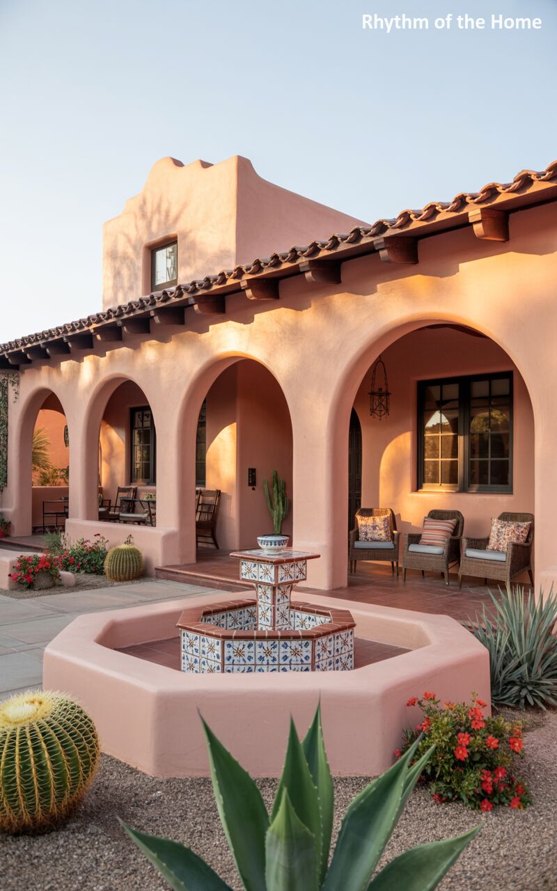Southwestern Stucco Ranch Home