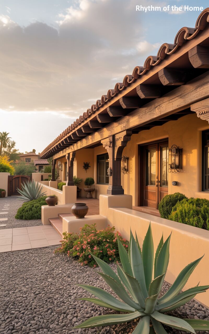 Golden Hacienda Ranch Home