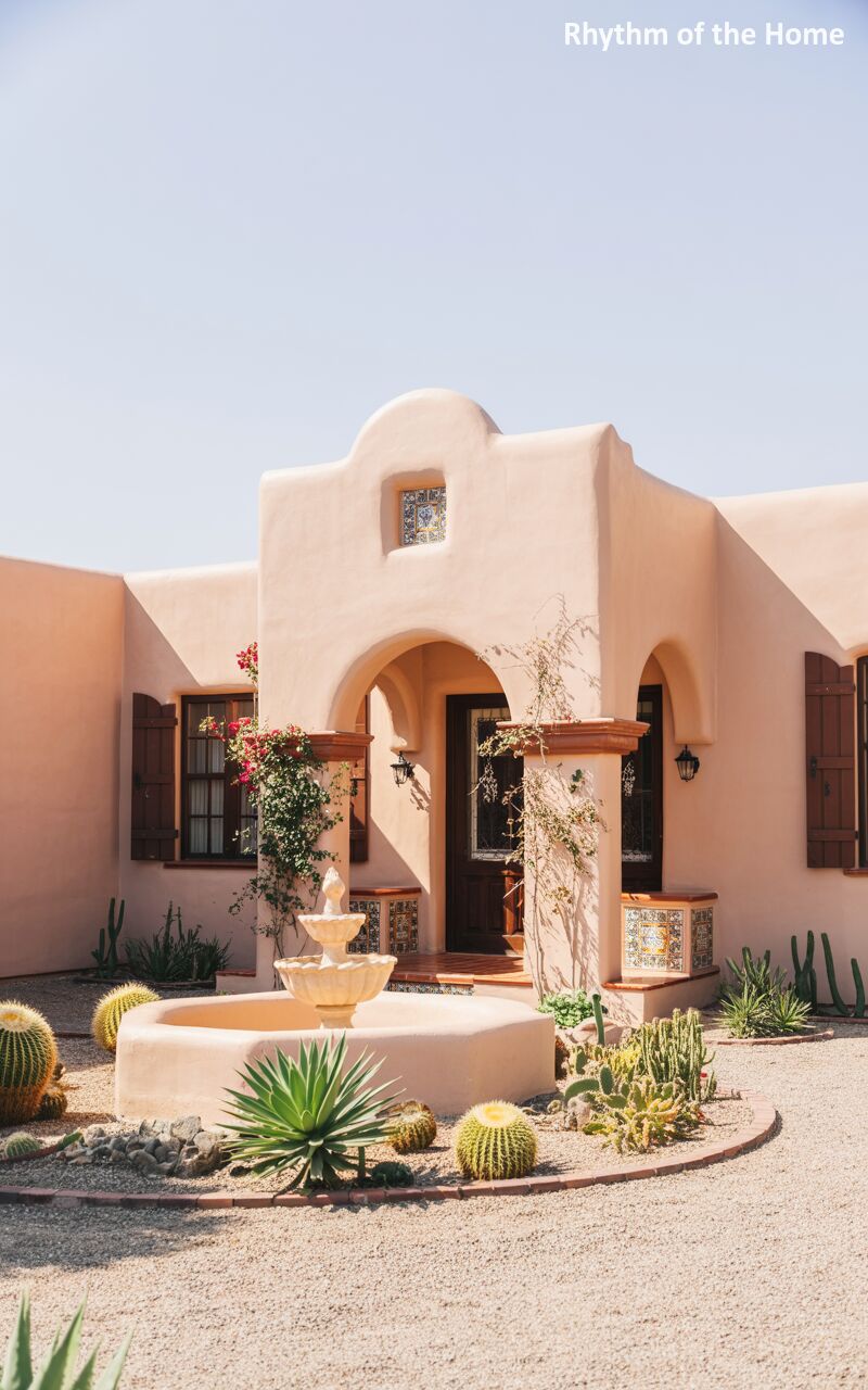 Desert Rose Pueblo Ranch Home