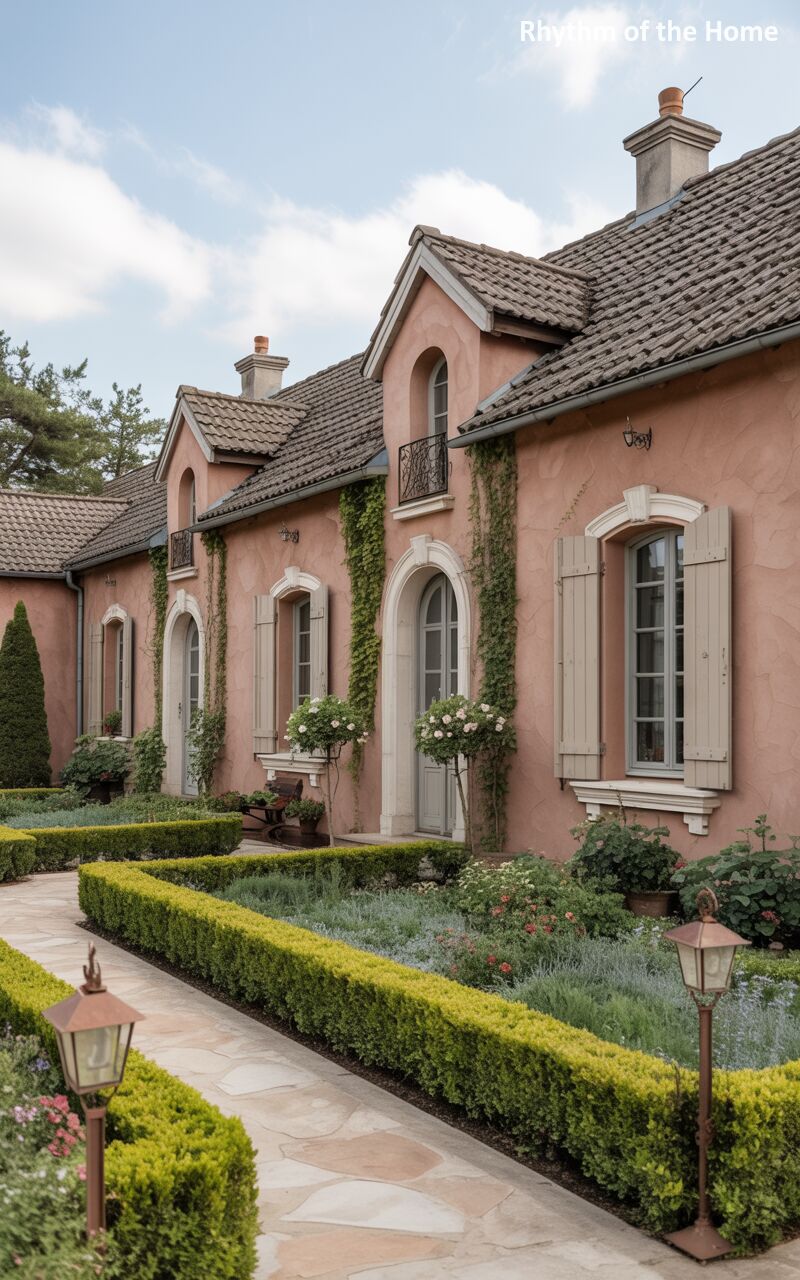 Rosy Terracotta Ranch Home
