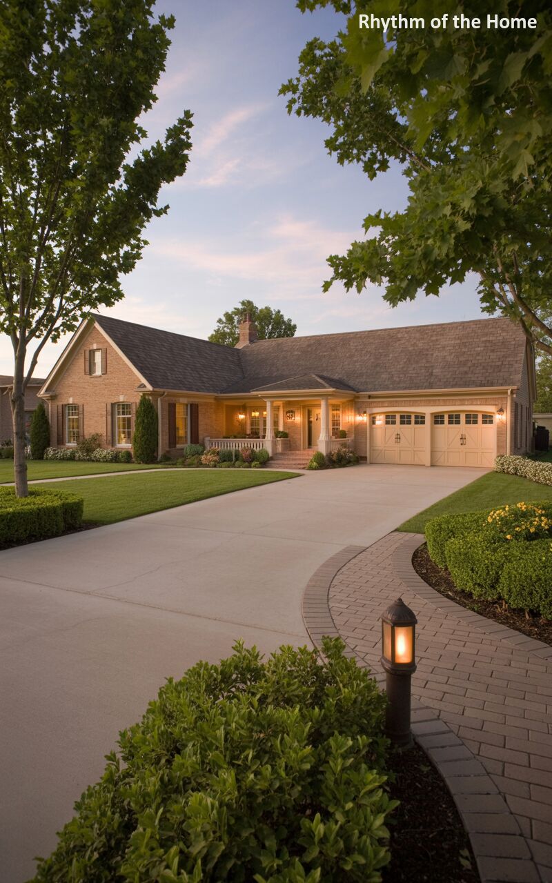 Twilight Brick Ranch Home
