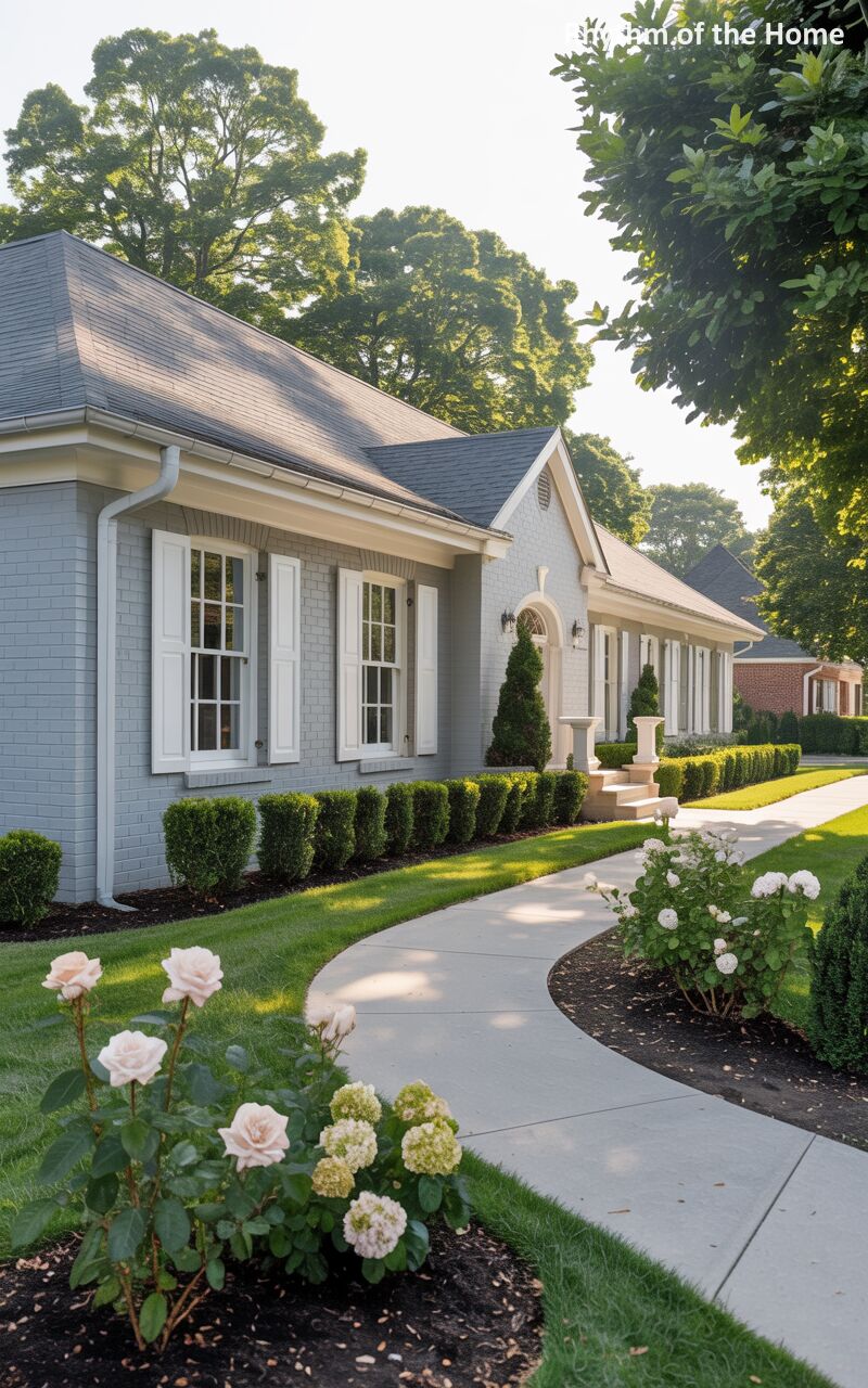 Classic Slate Grey Ranch Home