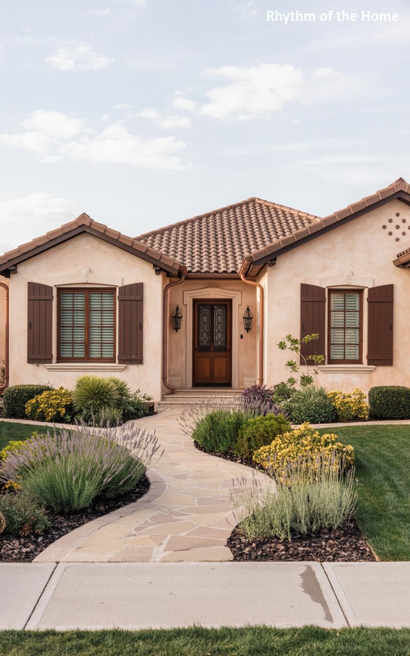 Mediterranean Villa Ranch Home