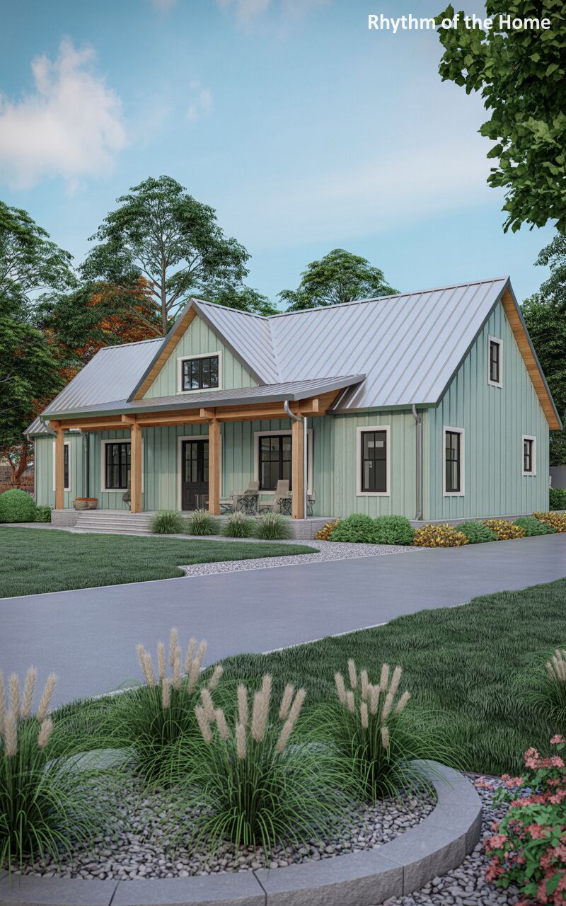 Modern Agrarian Ranch Home