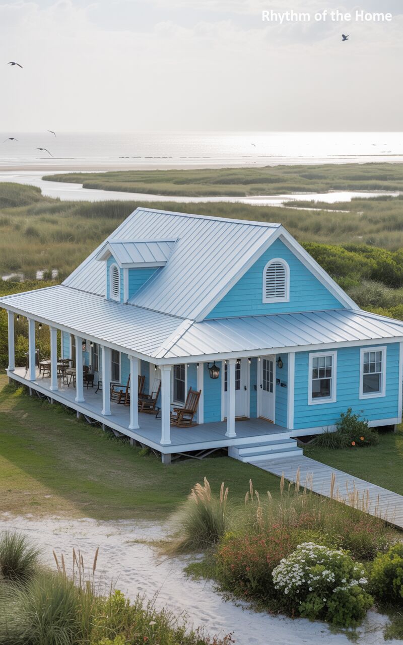 Tropical Breeze Coastal Ranch Home